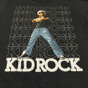 Kid Rock Rebel Soul US Tour 2013 Graphic T Shirt Mens Size M Black